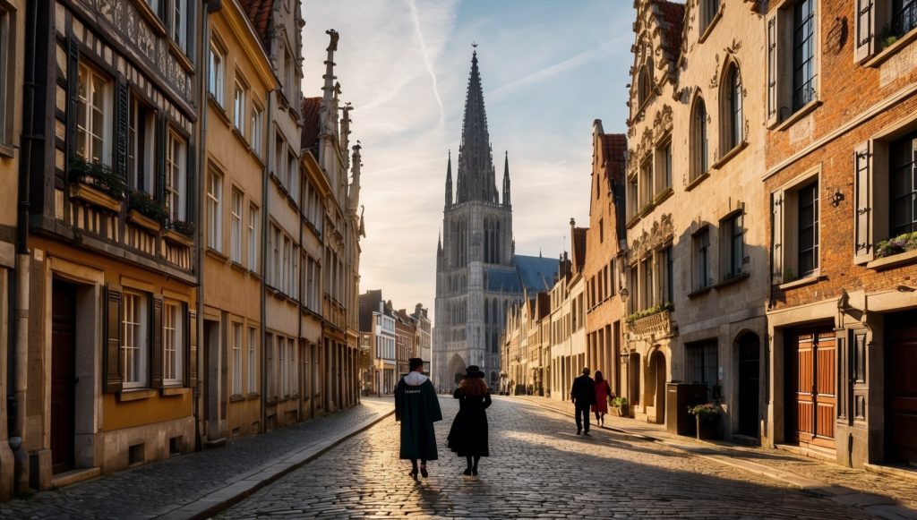 A Walk Through Time - The Medieval Streets of Antwerp